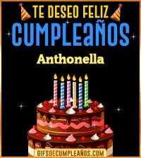 GIF Te deseo Feliz Cumpleaños Anthonella